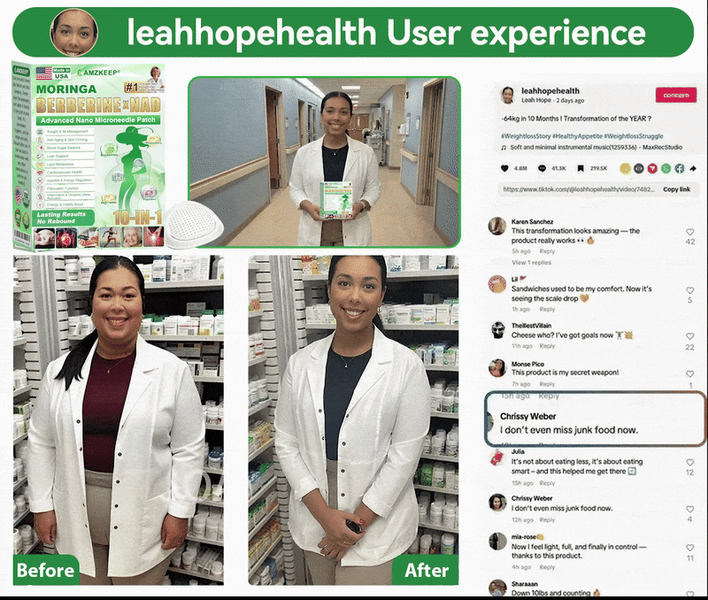 🩺𝙊𝒇𝒇𝒊𝒄𝒊𝒂𝒍 𝚄𝚂🇺🇸𝚂𝚝𝚘𝚛𝚎🧑‍⚕️𝑨𝑴𝒁𝑲𝑬𝑬𝑷® 𝙼𝚘𝚛𝚒𝚗𝚐𝚊 · 𝙱𝚎𝚛𝚋𝚎𝚛𝚒𝚗𝚎 × 𝙽𝙰𝙳+ 10-𝚒𝚗-1 𝙽𝚊𝚗𝚘 𝙼𝚒𝚌𝚛𝚘𝚗𝚎𝚎𝚍𝚕𝚎 𝙿𝚊𝚝𝚌𝚑— 𝗢𝗻𝗰𝗲 𝗗𝗮𝗶𝗹𝘆, 𝙑𝙞𝙨𝙞𝙗𝙡𝙚 𝙍𝙚𝙨𝙪𝙡𝙩𝙨 𝗶𝗻 𝟳 𝗗𝗮𝘆𝘀