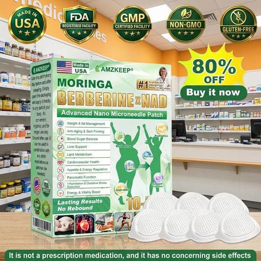 ⏰Just Today🇺🇸𝙰𝙼𝚉𝙺𝙴𝙴𝙿® 𝙈𝒐𝒓𝒊𝒏𝒈𝗮 · 𝗕𝗲𝗿𝗯𝐞𝐫𝐢𝐧𝙚 × 𝙉𝑨𝑫+ 𝟏𝟎-𝙞𝙣-𝟏 𝘼𝒅𝒗𝒂𝒏𝒄𝒆𝐝 𝐍𝐚𝐧𝙤 𝙈𝙞𝙘𝙧𝙤𝙣𝒆𝒆𝒅𝒍𝐞 𝐏𝐚𝐭𝙘𝙝(𝐉𝐮𝐬𝐭 𝐨𝐧𝐜𝐞 𝐚 𝐝𝐚𝐲, 𝐯𝐢𝐬𝐢𝐛𝐥𝐞 𝐜𝐡𝐚𝐧𝐠𝐞𝐬 𝐢𝐧 𝟕 𝐝𝐚𝐲𝐬） ✅ 𝐅𝐨𝐫 𝐨𝐛𝐞𝐬𝐢𝐭𝐲, 🅛🅞🅞🅢🅔 🅢🅚🅘🅝,𝐝𝐢𝐚𝐛𝐞𝐭𝐞𝐬, 𝐬𝐥𝐞𝐞𝐩 𝐚𝐩𝐧𝐞𝐚, 𝐣𝐨𝐢𝐧𝐭 𝐢𝐬𝐬𝐮𝐞𝐬, 𝐚𝐧𝐝 𝐦𝐨𝐫𝐞